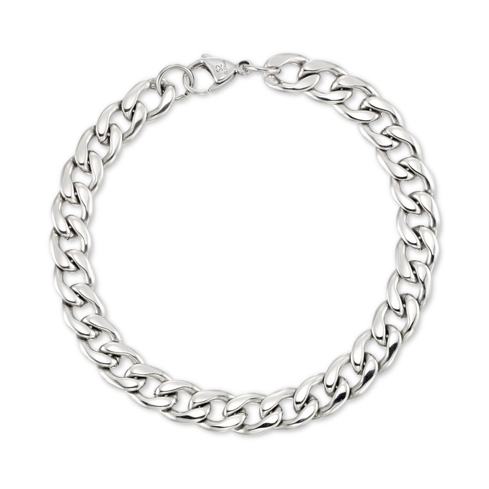 Legacy For Men By Simone I. Smith Curb Chain Bracelet In Stainless Steel #169